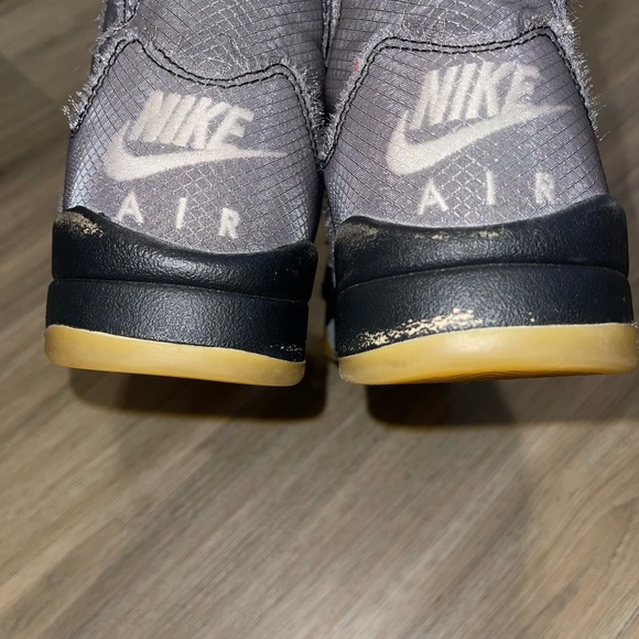 Jordan 5 Style Black Streetwear Sneakers “Shoelaces” Laces - Picture 4 of 6